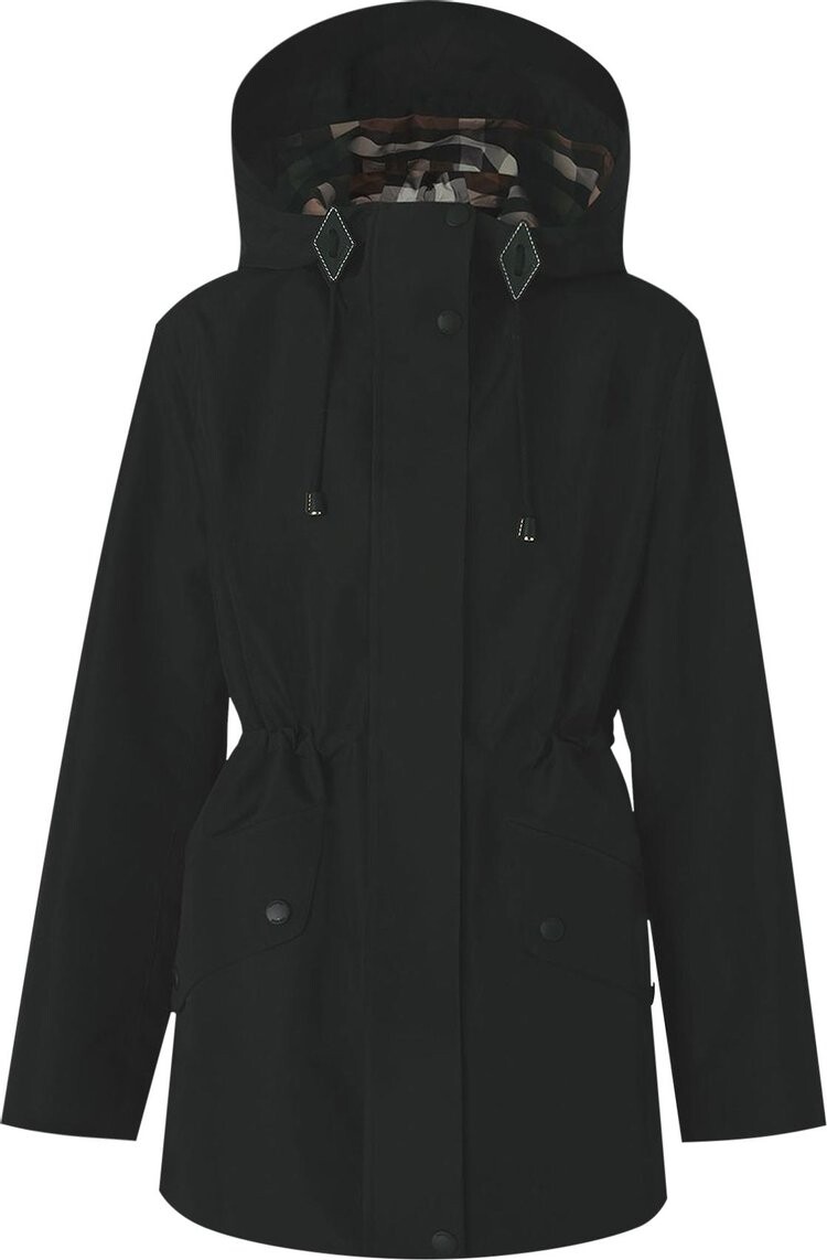 

Куртка Burberry Lightweight Hooded Jacket 'Black', черный