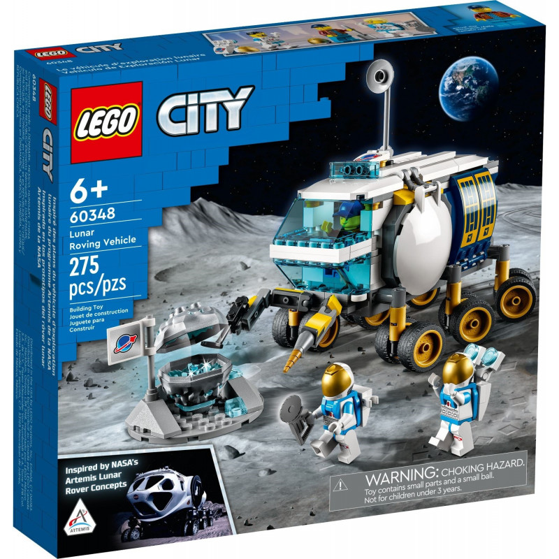 Конструктор LEGO City 60348 Луноход конструктор lego city 60230 комплект мини фигурок исследования космоса