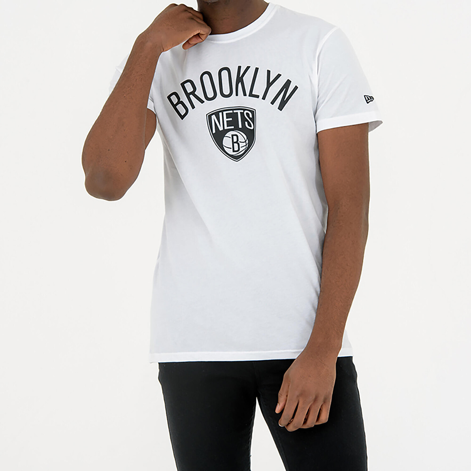 

Баскетбольная футболка NBA Brooklyn Nets с короткими рукавами женская/мужская белая NEW ERA