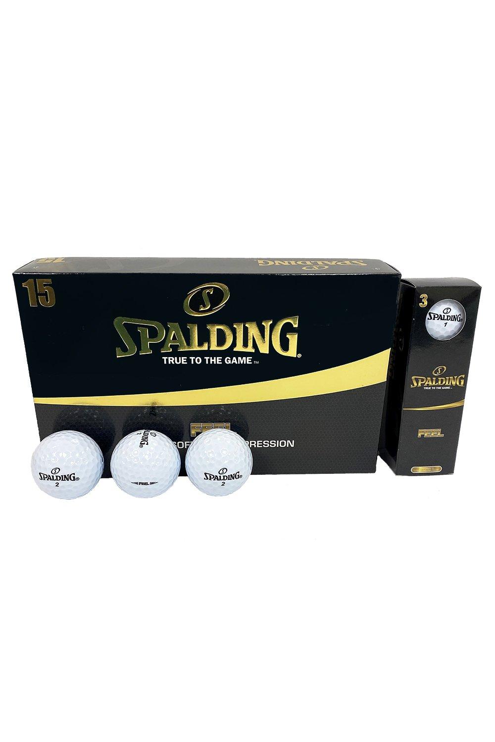Набор из 15 мячей Feel Spalding, белый набор мячей jf 319 в сетке