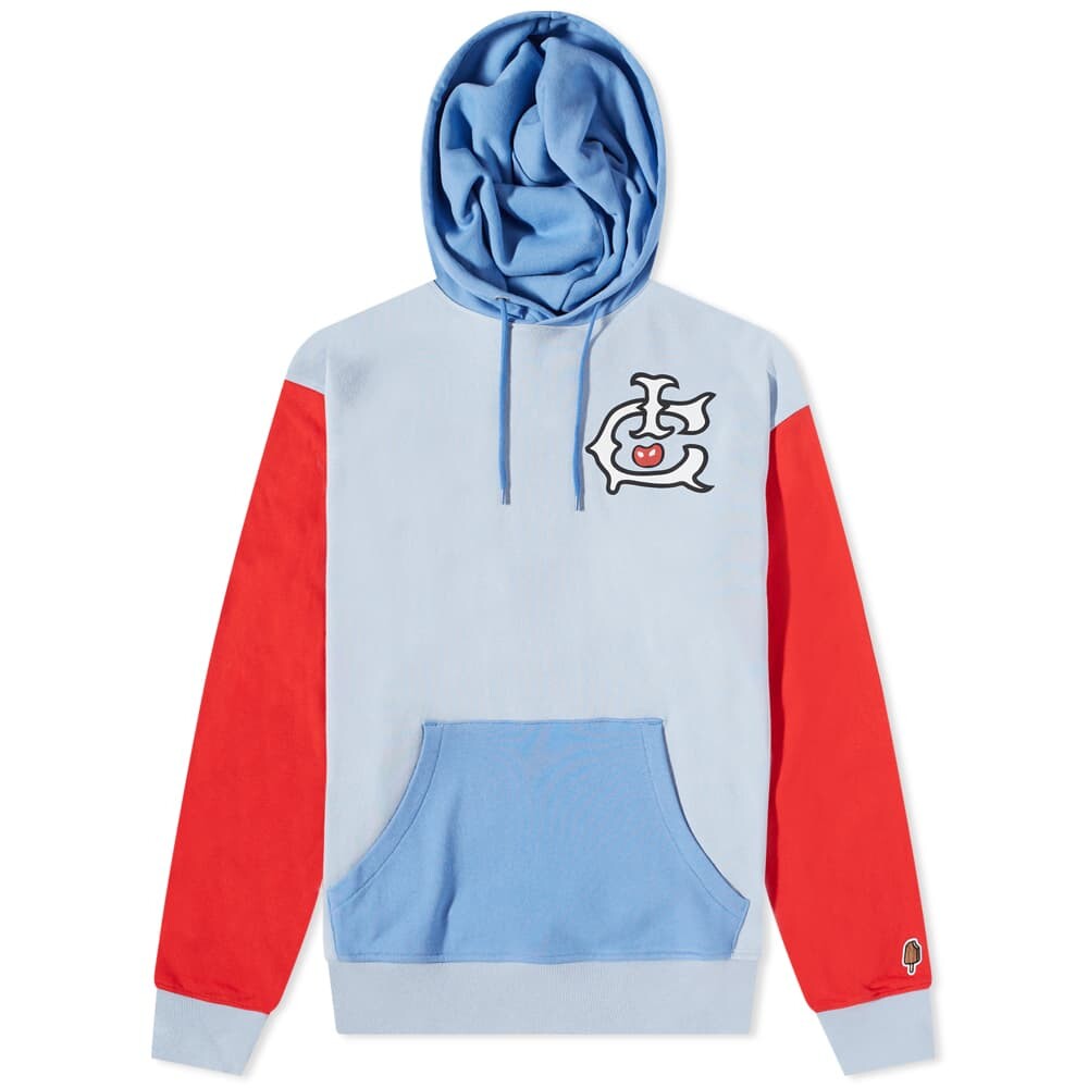 

Толстовка ICECREAM Colour Block Popover Hoody, Серый