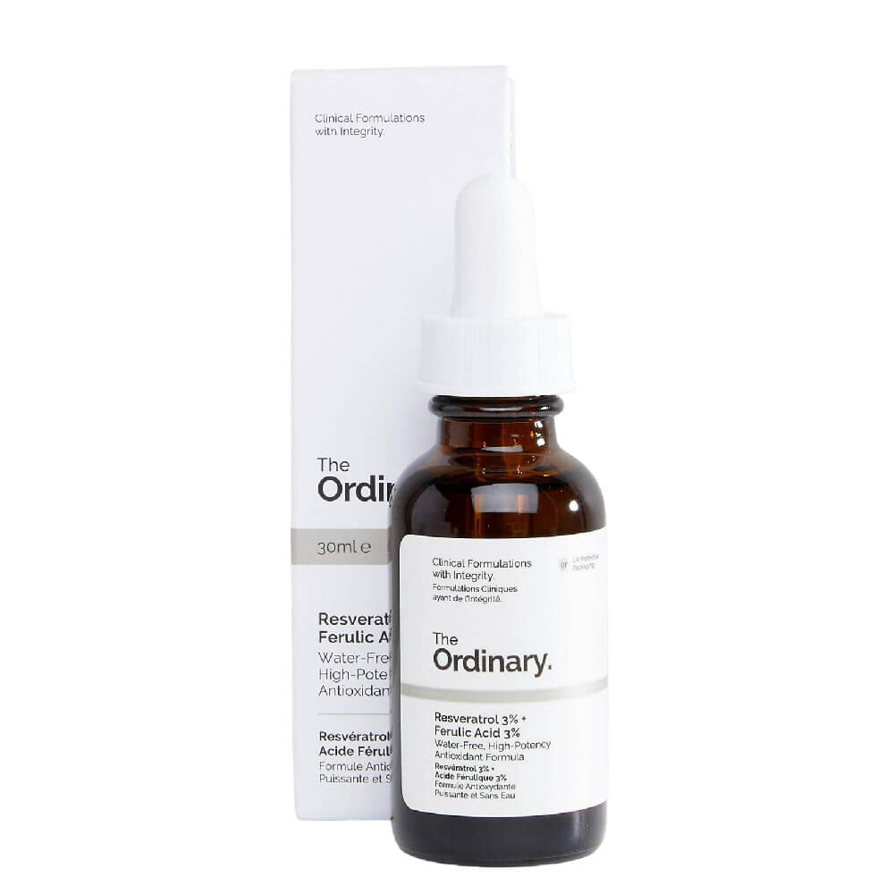 

Антиоксидантная сыворотка с ресвератролом The Ordinary Resveratrol 3% + Ferulic Acid 3%, 30 мл