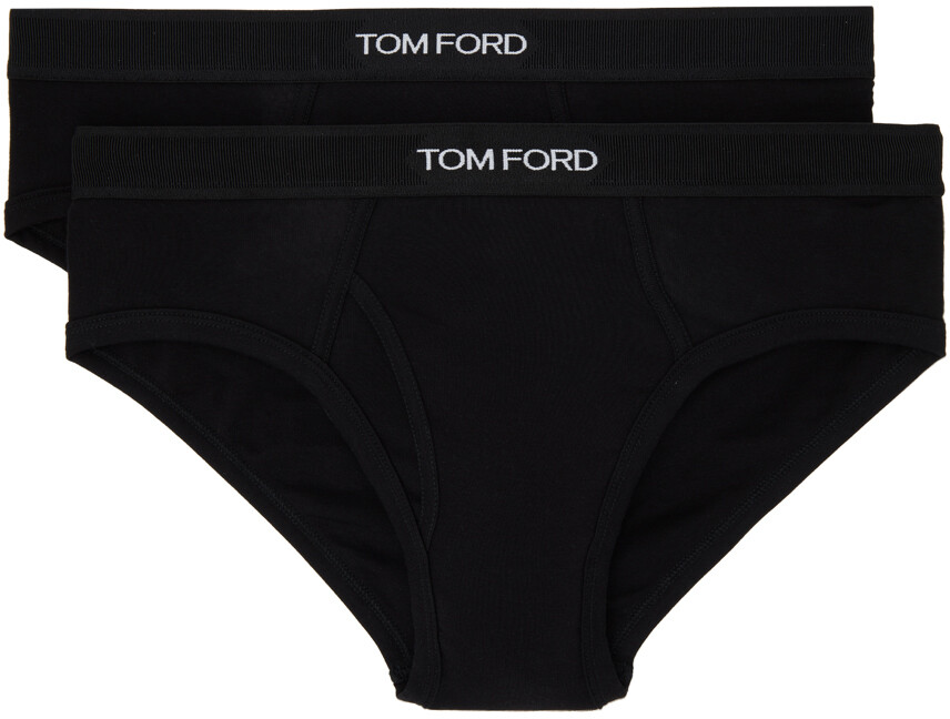 

Набор из двух черных трусов TOM FORD