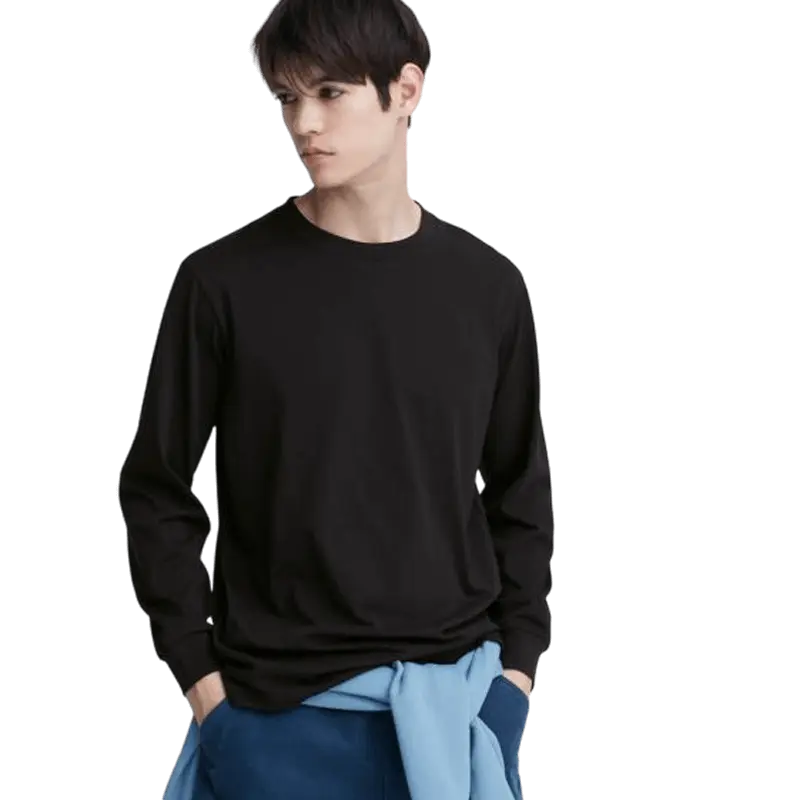 

Лонгслив Uniqlo AIRism, черный