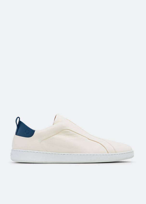 

Кроссовки FERRAGAMO Garda slip-on sneakers, белый