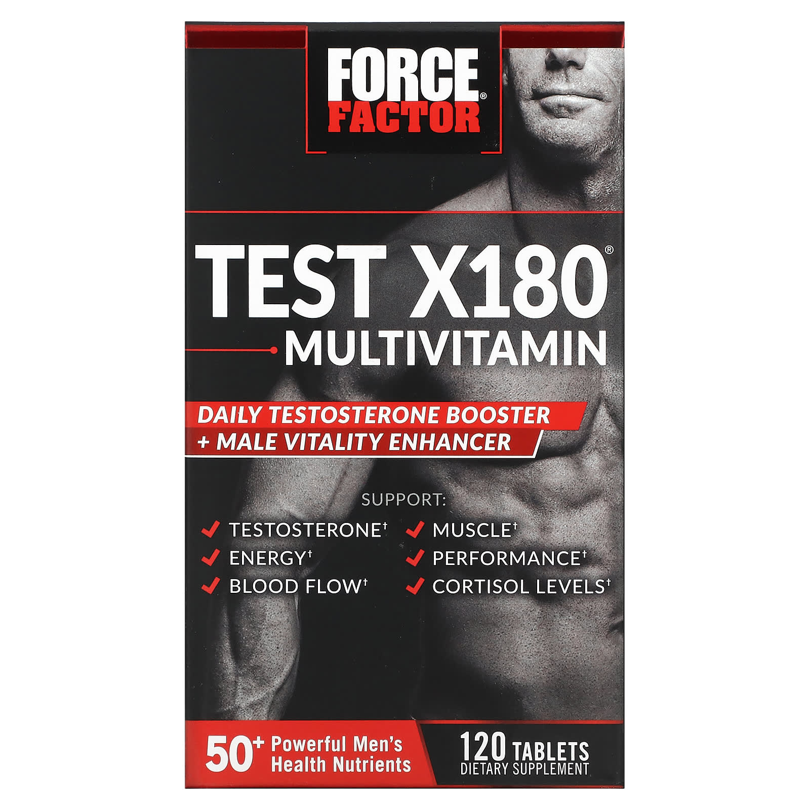 Мультивитамины и Усилитель Тестостерона Force Factor, 120 таблеток элитный бустер тестостерона force factor 45 таблеток