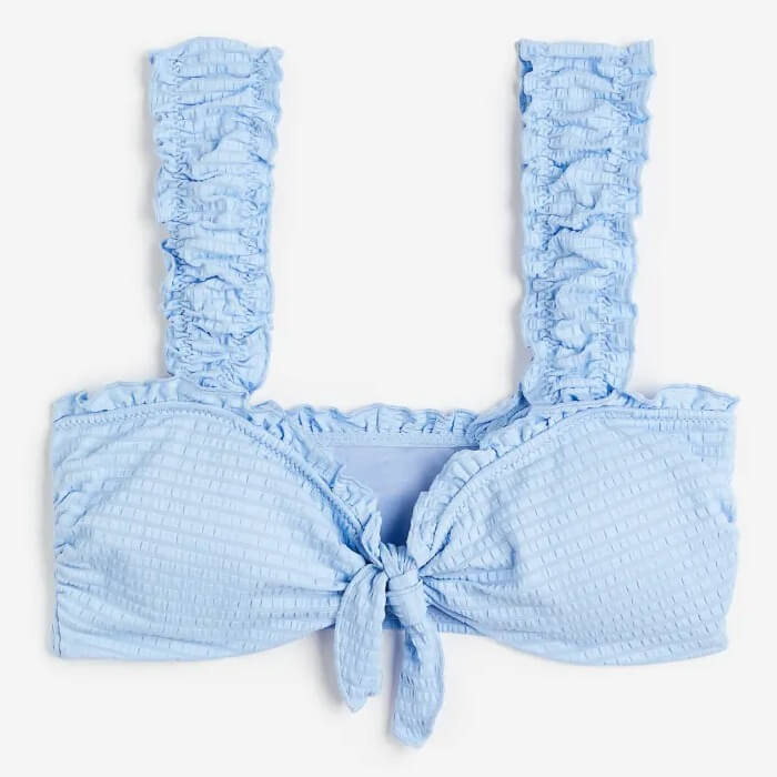 цена Лиф H&M Padded Bikini, голубой