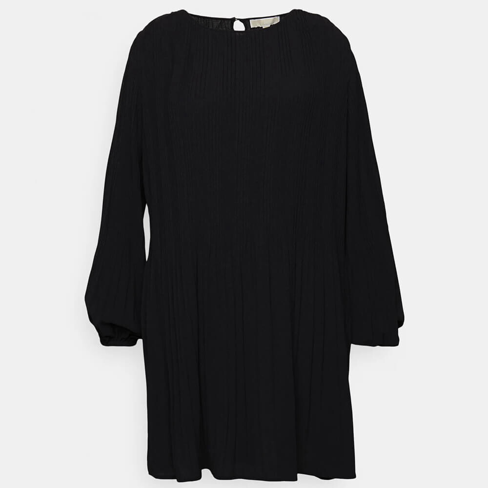 

Платье MICHAEL Michael Kors Pleat Release Mini, черный