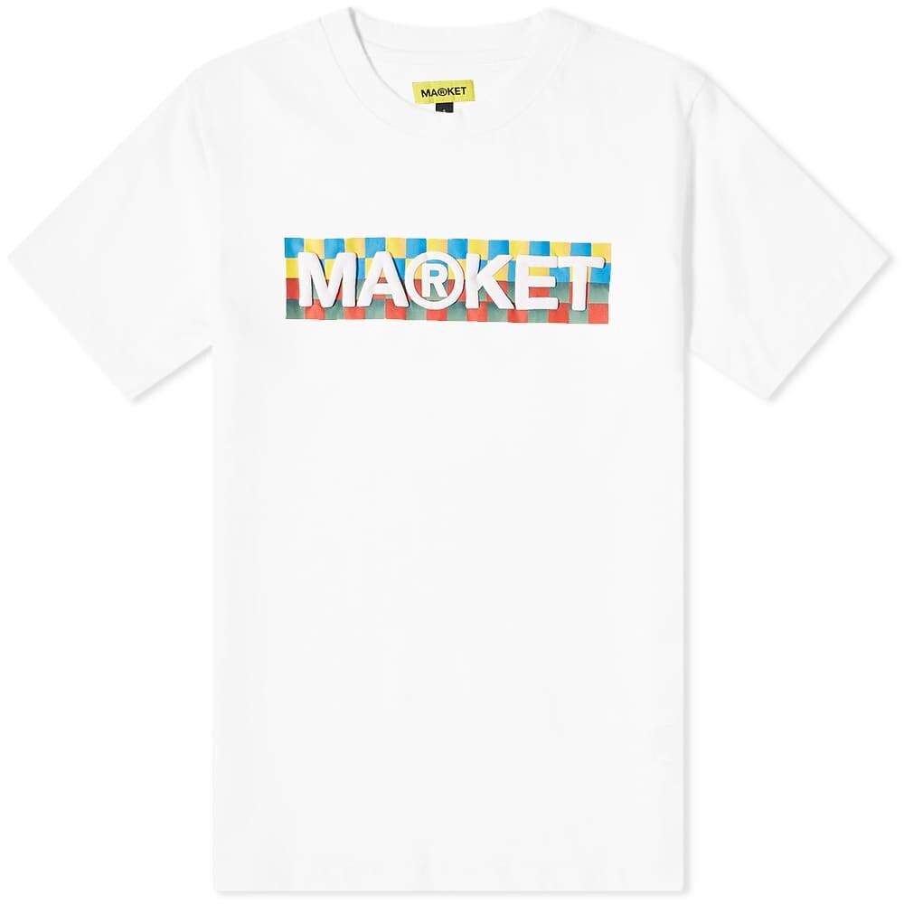 

Футболка Market Checkered Bar Logo Tee