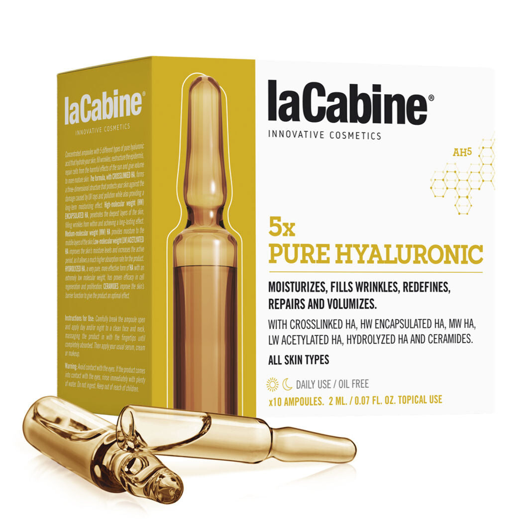

La Cabine 5x Pure Hyaluronic ампулы для лица с гиалуроновой кислотой 10x2 мл