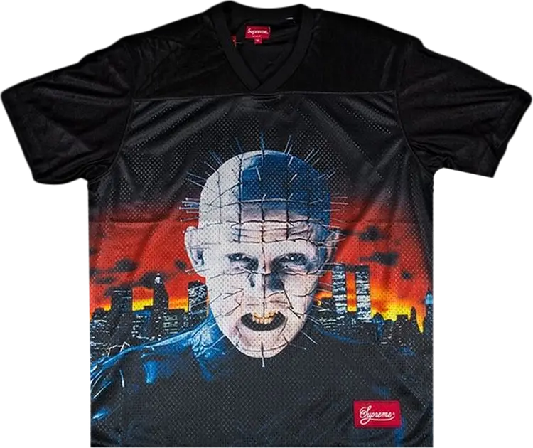 

Футболка Supreme x Hellraiser Football Jersey 'Black', черный