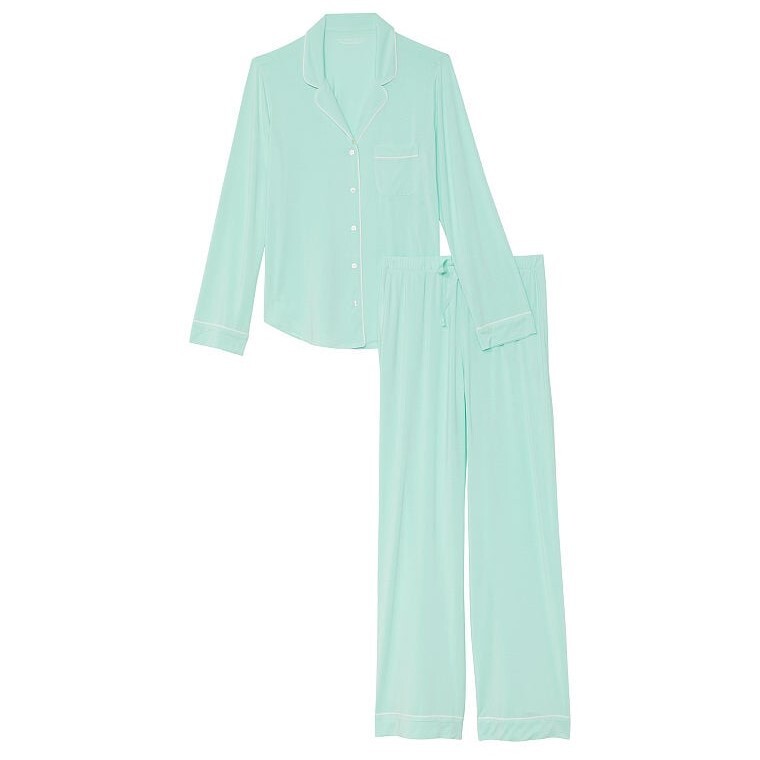 

Пижама Victoria's Secret Modal Long, 2 предмета, мятный