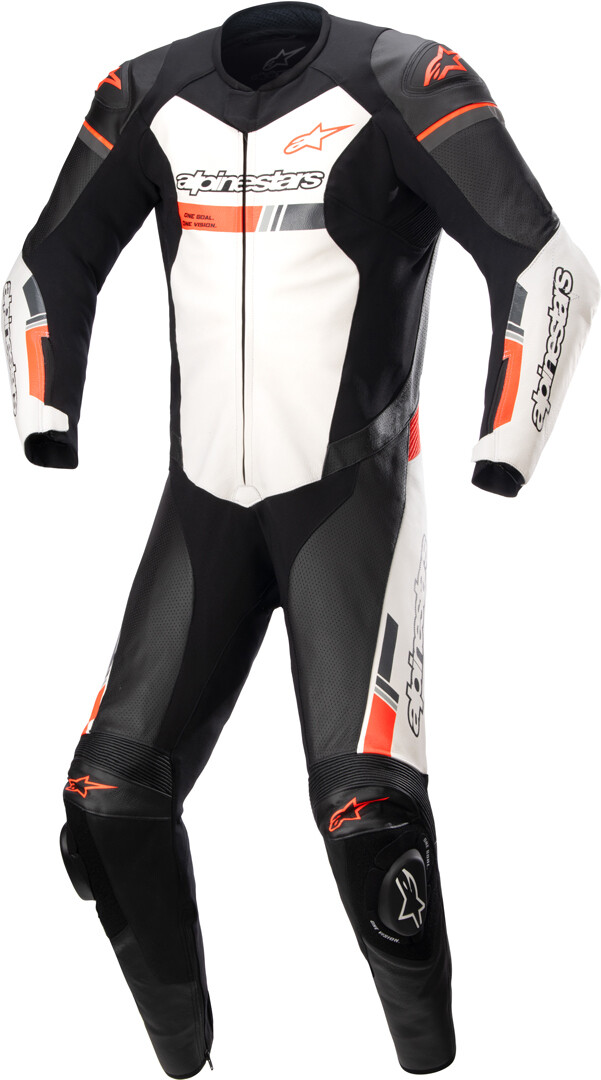 

Alpinestars GP Force Chaser Один кусок мотоцикла Кожаный костюм, черный/белый/красный