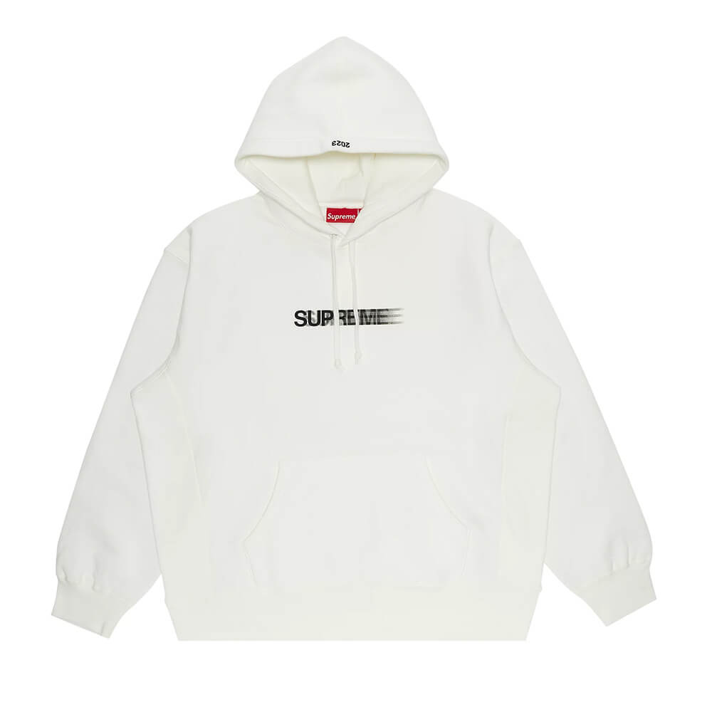 Толстовка Supreme Motion Logo Hooded, белый - фото