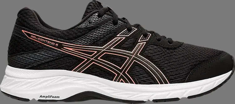 

Кроссовки wmns gel contend 6 'black rose gold' Asics, черный