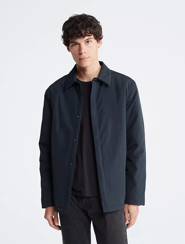 

Куртка-рубашка Calvin Klein Nylon Shirt, черный