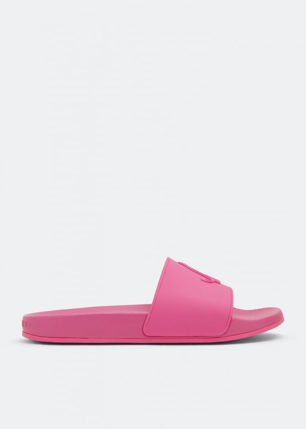 

Шлепанцы JIMMY CHOO Port slides, розовый