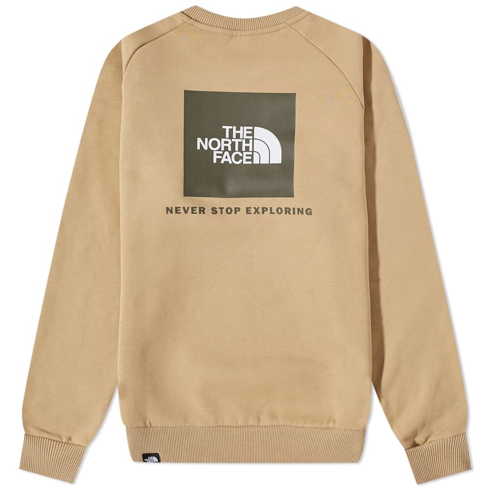 

Толстовка The North Face Raglan Redbox Crew Sweat, Коричневый