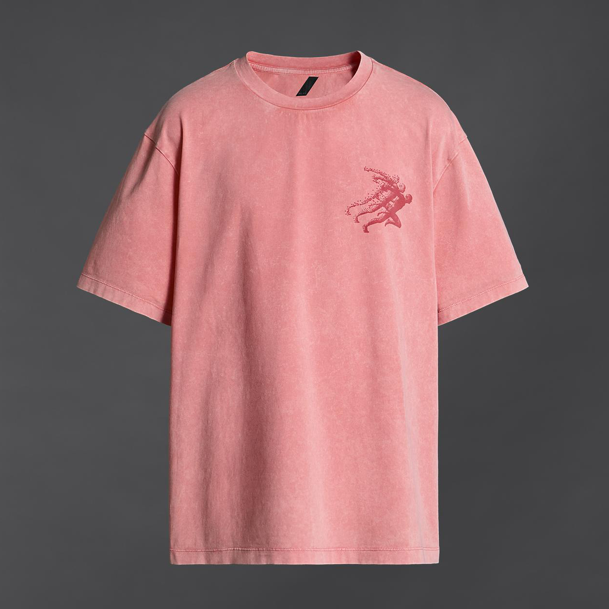 Футболка Zara Printed, розовый футболка zara printed knit черный