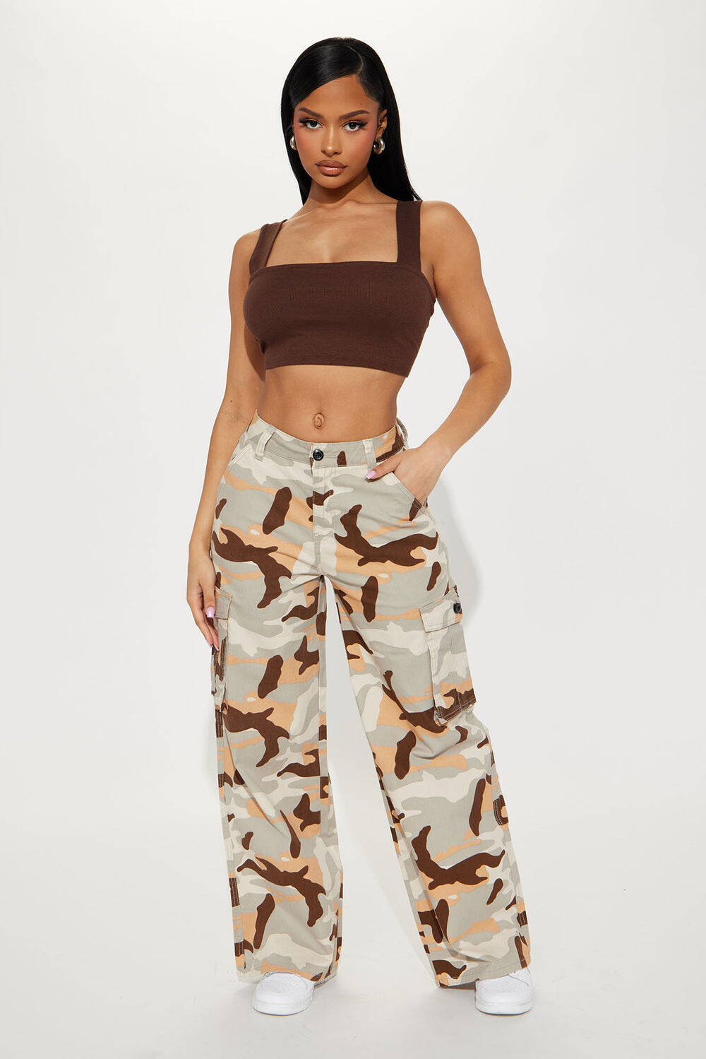 

Брюки карго Fashion Nova RJH5669CM, загар