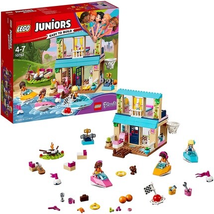 

Конструктор Lego 10763 Juniors хижина Стефани у озера, для детей от 4 лет и старше