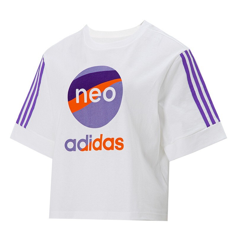 

Футболка Adidas Neo Sports Short Sleeve, белый/мультиколор