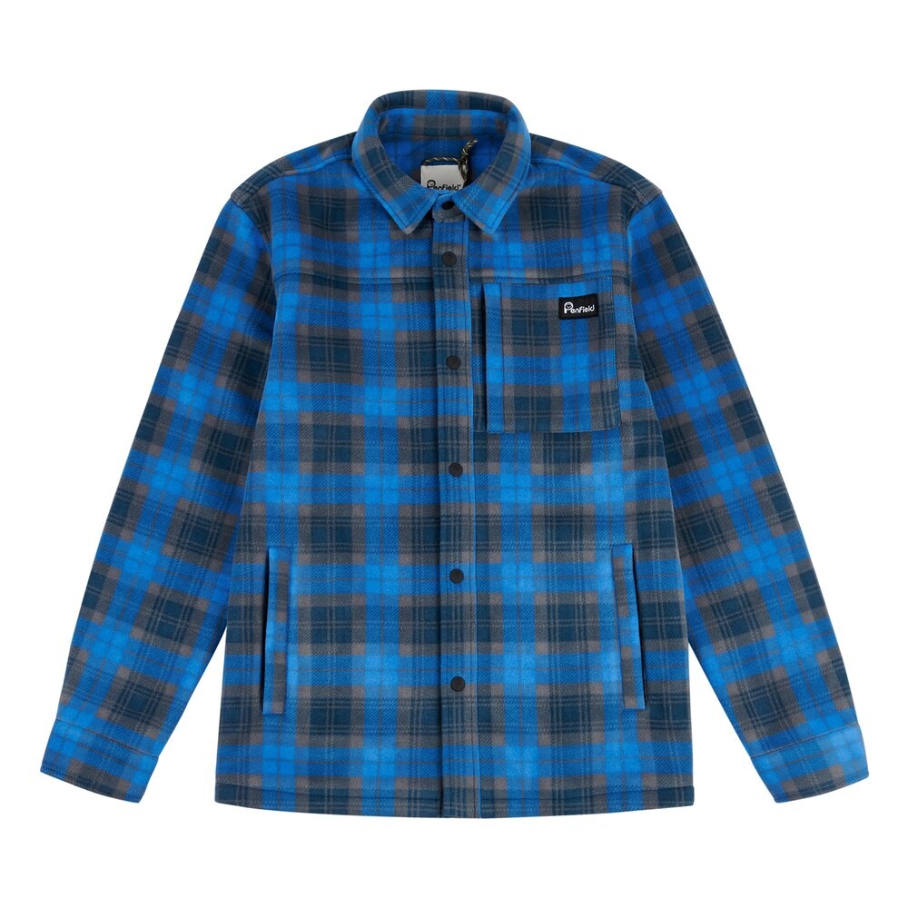 

Рубашка с длинным рукавом Penfield Sedge Overlay Checked, синий