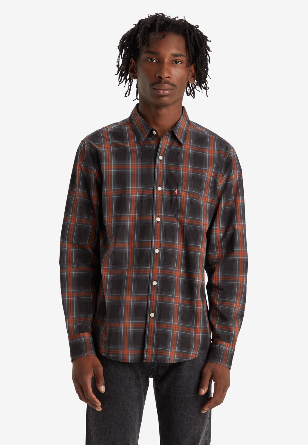 

Рубашка Sunset Pocket Standard Levi's, цвет malmedal plaid andesite ash