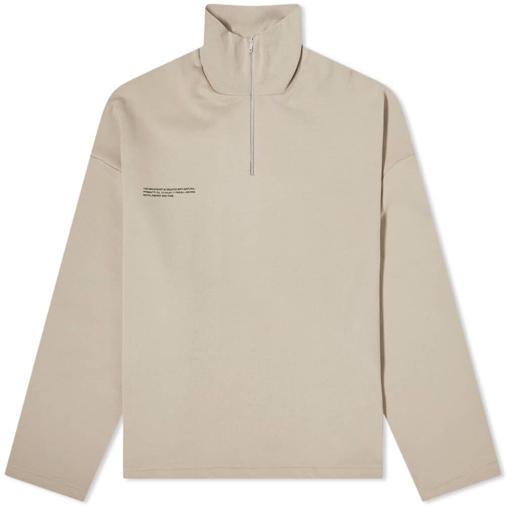 

Толстовка Pangaia Half Zip Crew Sweat, Серый