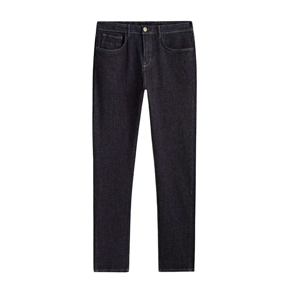 

Джинсы Massimo Dutti Slim Fit Rinse Wash, черный