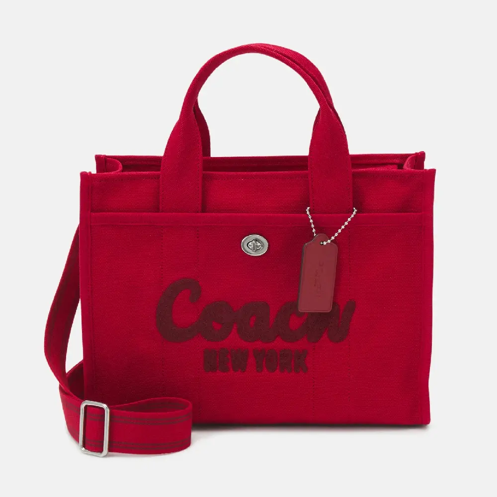 

Сумка Coach Cargo Tote, красный