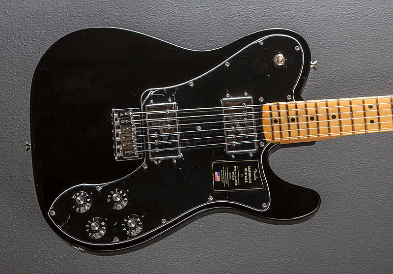 

American Vintage II 1975 Telecaster Deluxe - черный Fender American II Telecaster Deluxe -