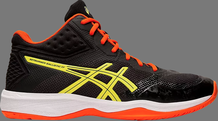 Кроссовки netburner ballistic ff mt 'black sour yuzu' Asics, черный - фото