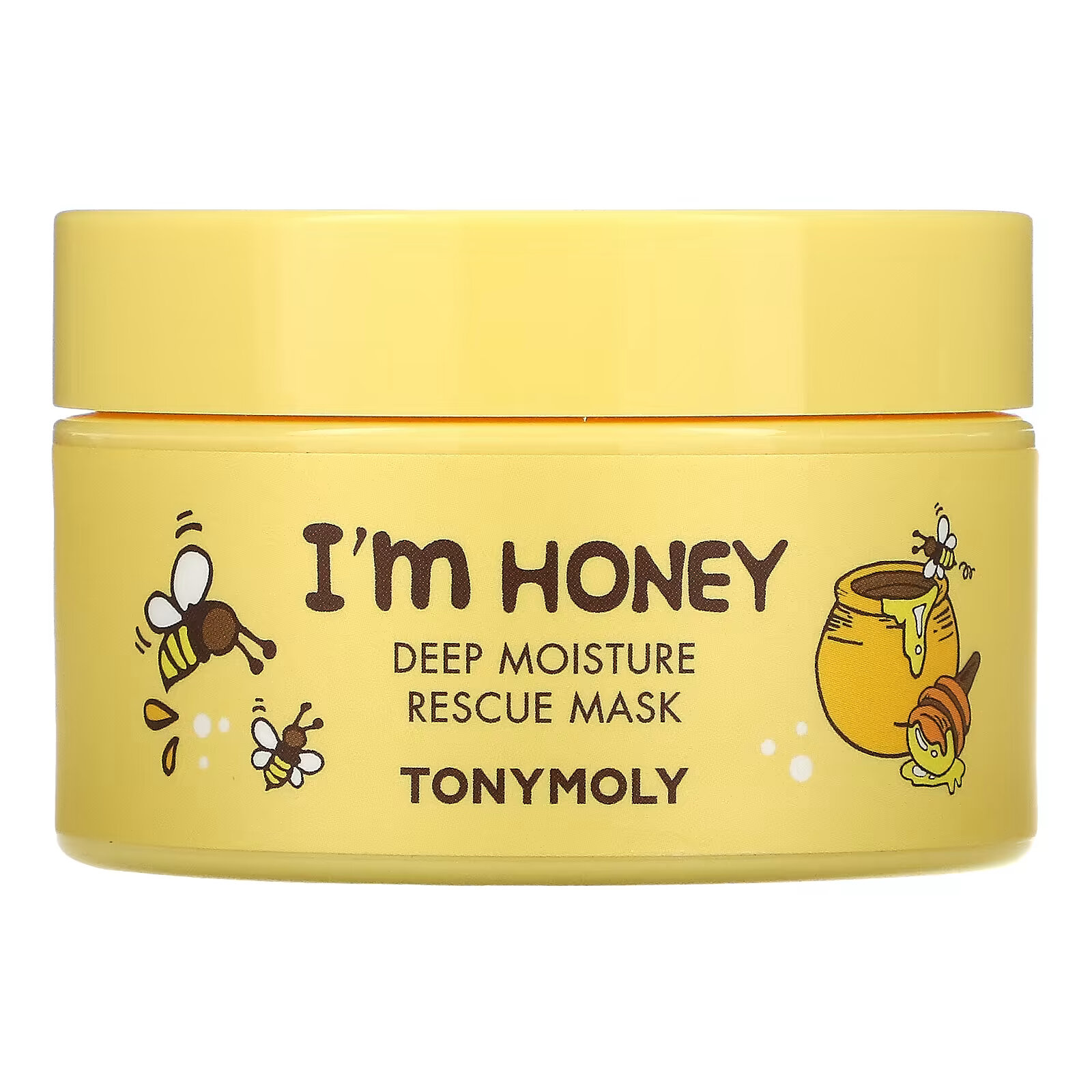 Tony Moly, I'm Honey, восстанавливающая маска для глубокого увлажнения, 100 г (3,52 унции) tony moly i m rose восстанавливающая маска для сна 3 52 унции 100 г