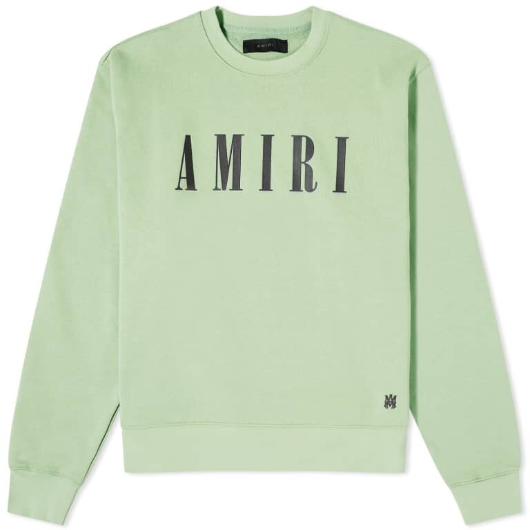 

Свитшот Amiri Core Logo Crew, зеленый
