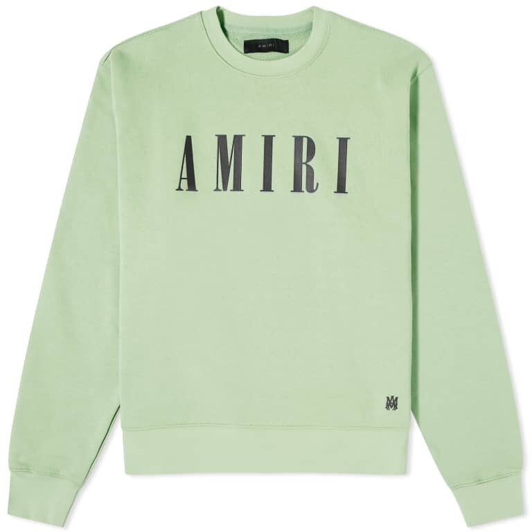 Свитшот Amiri Core Logo Crew, зеленый