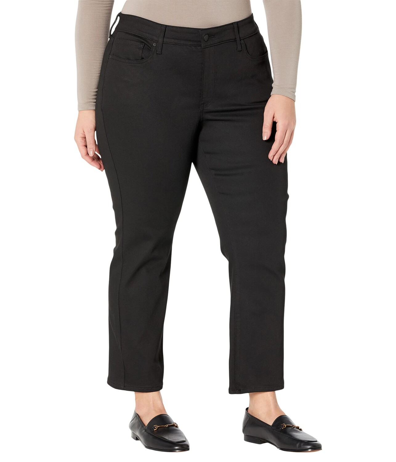 

Джинсы NYDJ Plus Size, Plus Size Marilyn Ankle in Black Rinse
