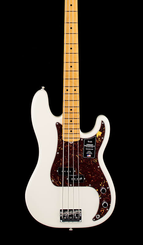 

Бас-гитара Fender American Professional II Precision, олимпийский белый #03315 American Professional II Precision Bass