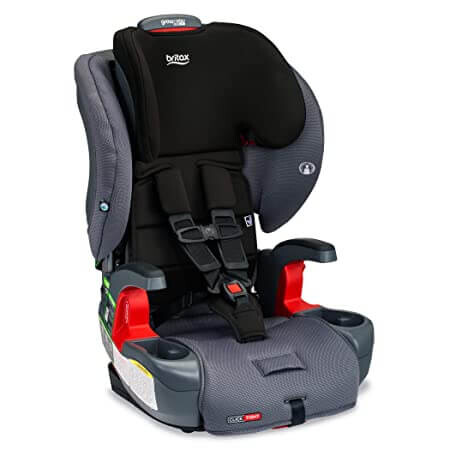 

Детское автокресло Britax Grow with You ClickTight Harness-2-Booster, черный/серый