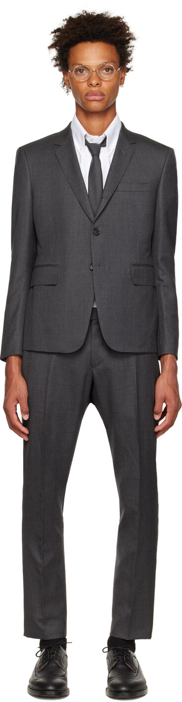 

Серый костюм Super 120s Thom Browne