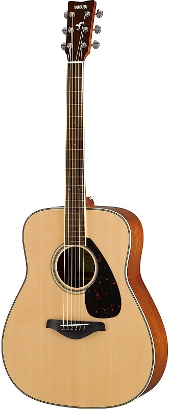 Yamaha FG820 Solid Top Dreadnought Acoustic Natural