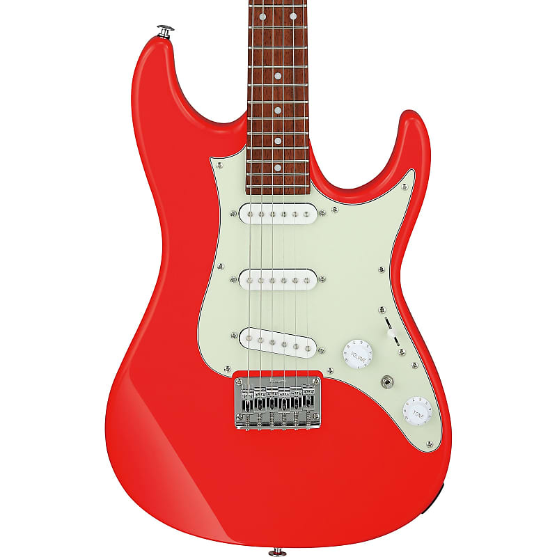 цена Электрогитара Ibanez AZ Standard 6 String Electric Guitar, Vermillion