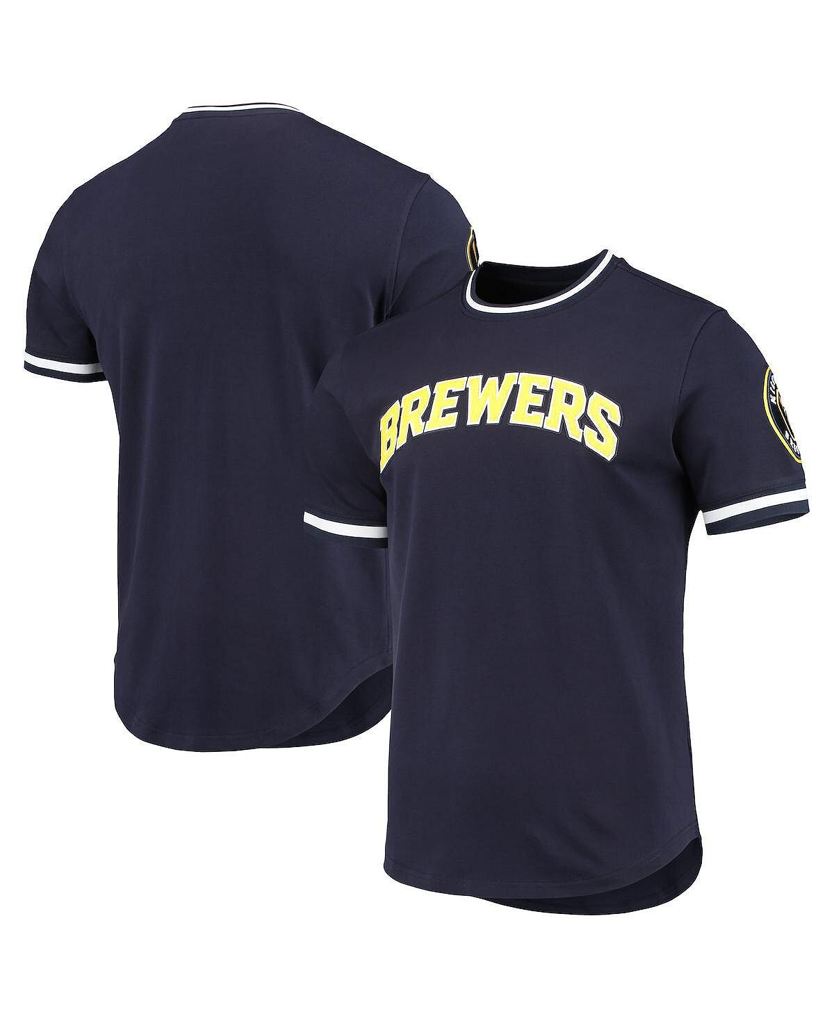 

Мужская темно-синяя футболка milwaukee brewers team Pro Standard, синий