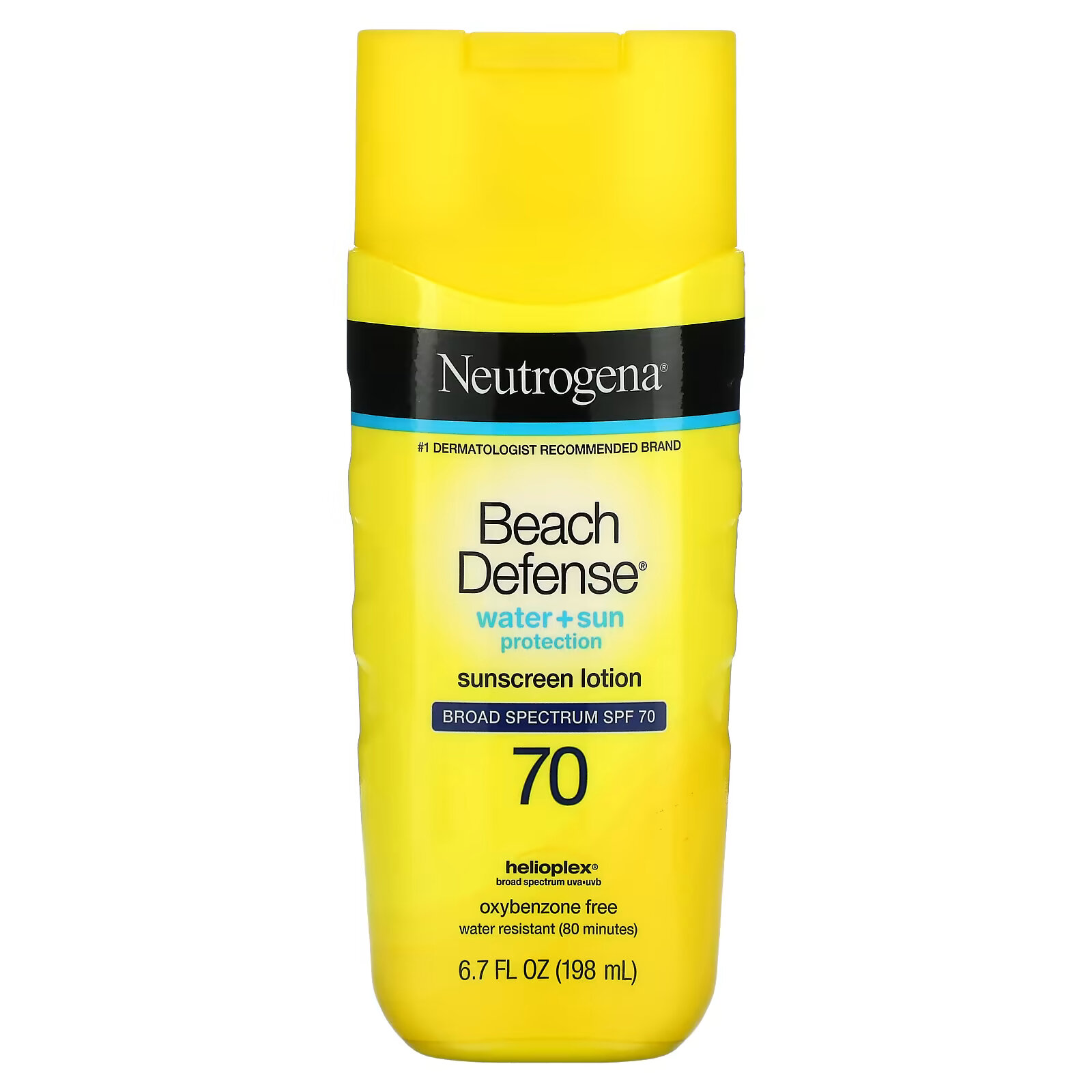 Neutrogena, Солнцезащитный лосьон Beach Defense, SPF 70, 198 мл (6,7 жидк. Унции) neutrogena invisible daily defense солнцезащитный лосьон spf 60 88 мл 3 жидк унции