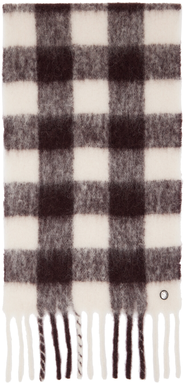 

Шарф Off-White и Burgundy Shire rag & bone