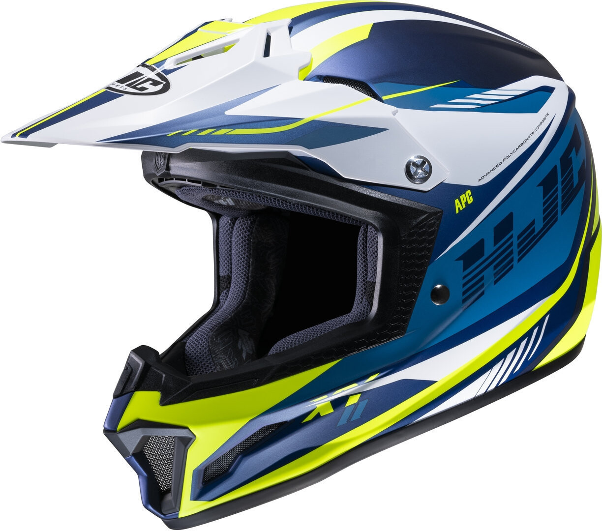 

HJC CL-XY II Drift Молодежный шлем для мотокросса, синий/желтый