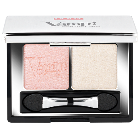 Pupa Vamp! Compact Duo тени для век 001, 2,2 г - фото