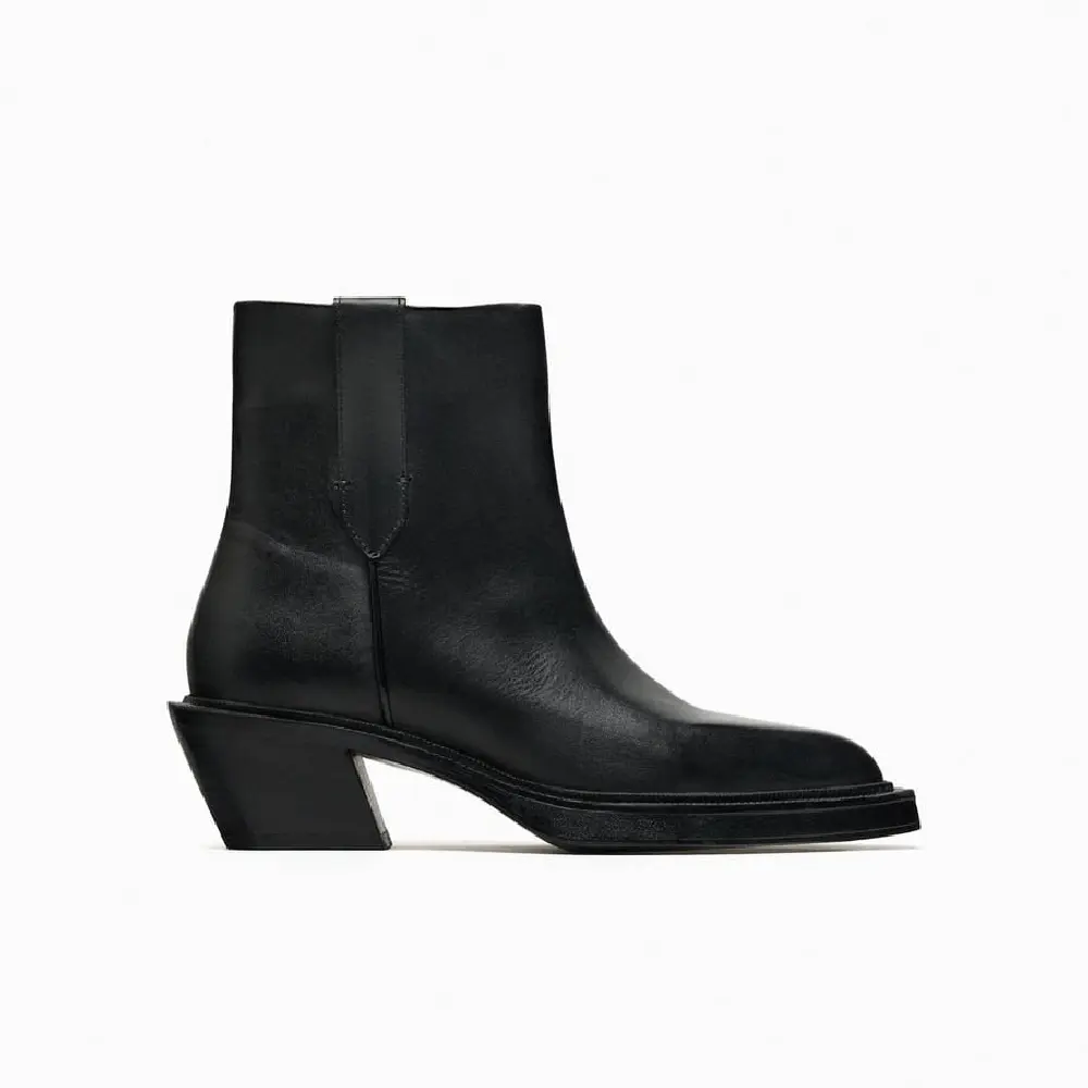 

Ботильоны ZARA, черный