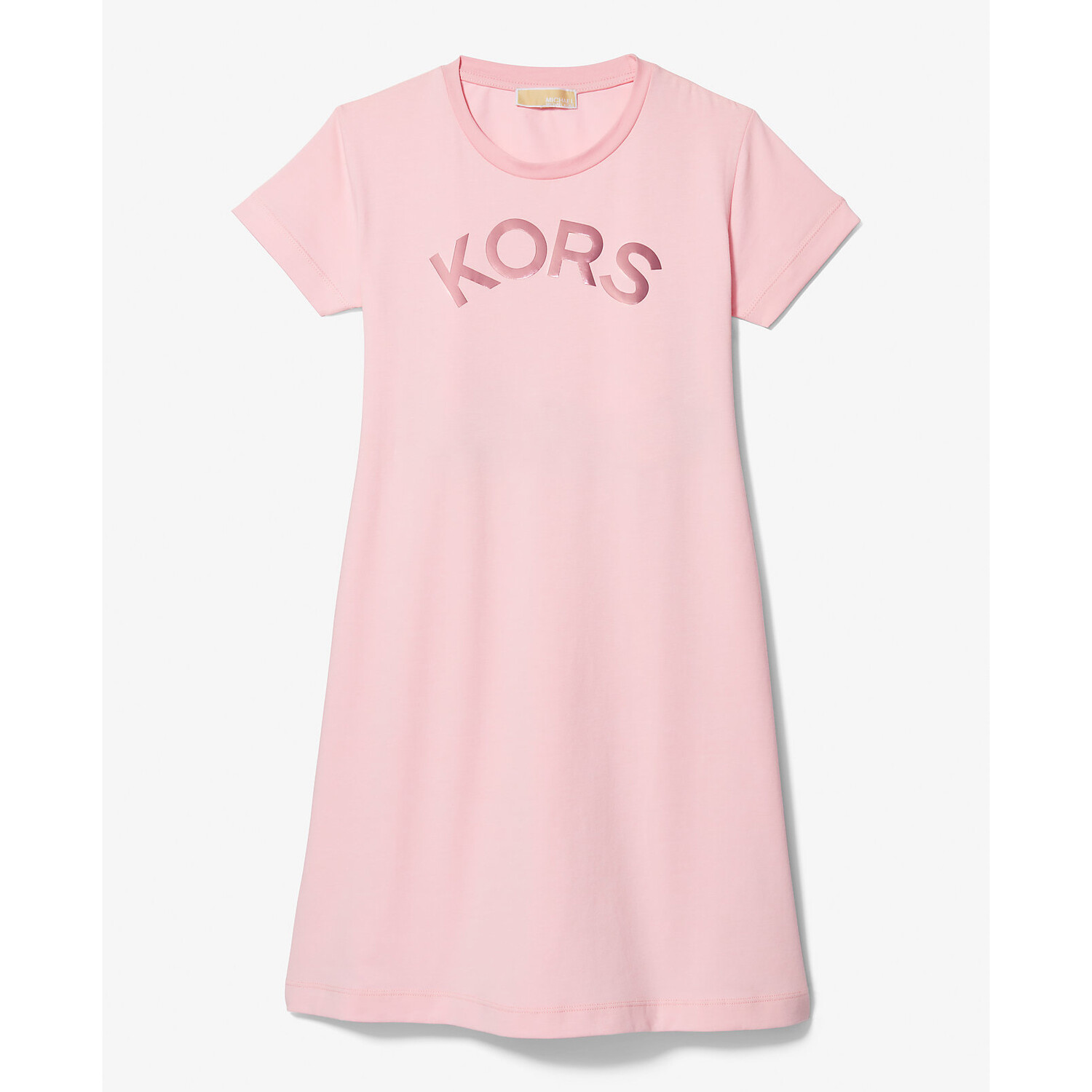 

Платье Michael Kors Kids Stretch Cotton Logo T-Shirt, розовый