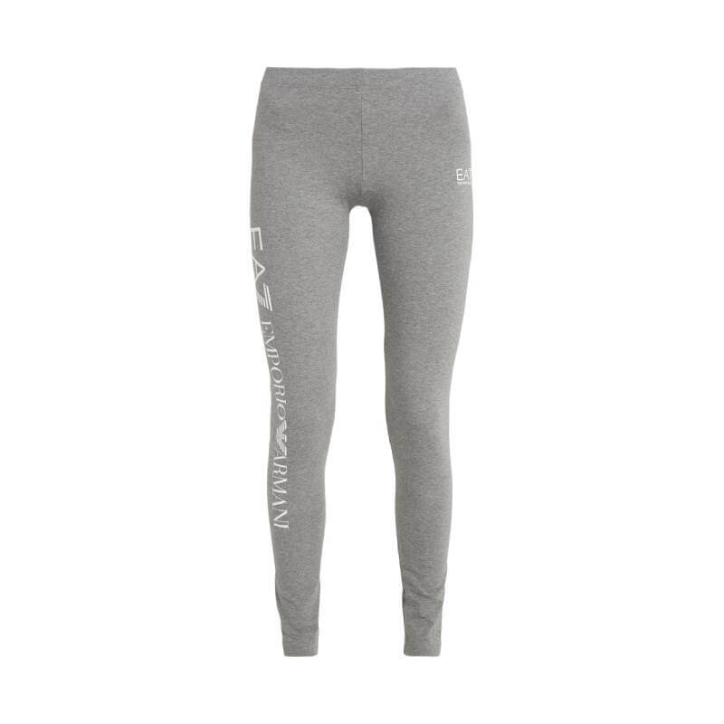 

Леггинсы EA7 Emporio Armani, серый/белый